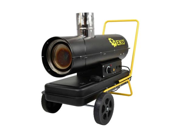 Dyzelinis šildytuvas su kaminu ir termostatu 25kW