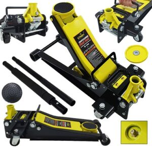 Pažemintas domkratas su dviguba pompa 3t