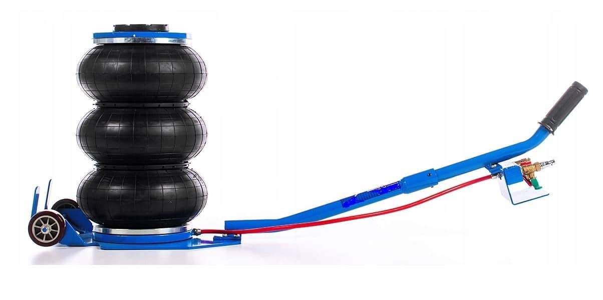 Pneumo domkratas 3.5t su 3 oro pagalvėmis - BLACK