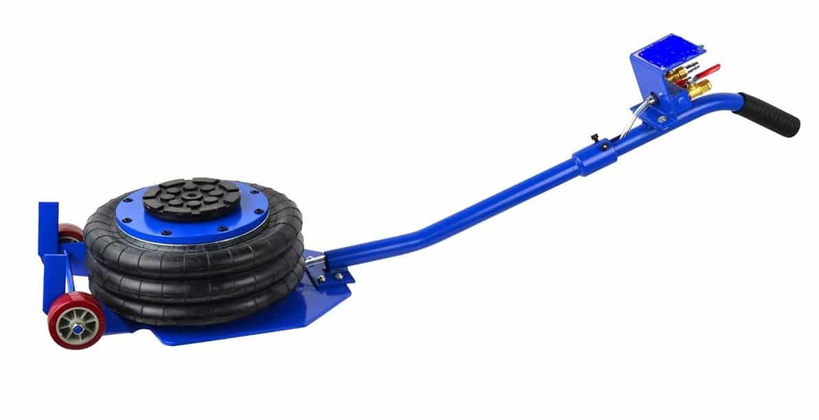 Pneumo domkratas 3.5t su 3 oro pagalvėmis - BLACK