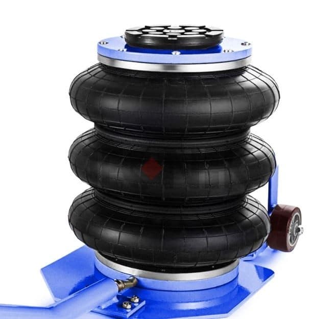 Pneumo domkratas 6t su 3 oro pagalvėmis – BLACK