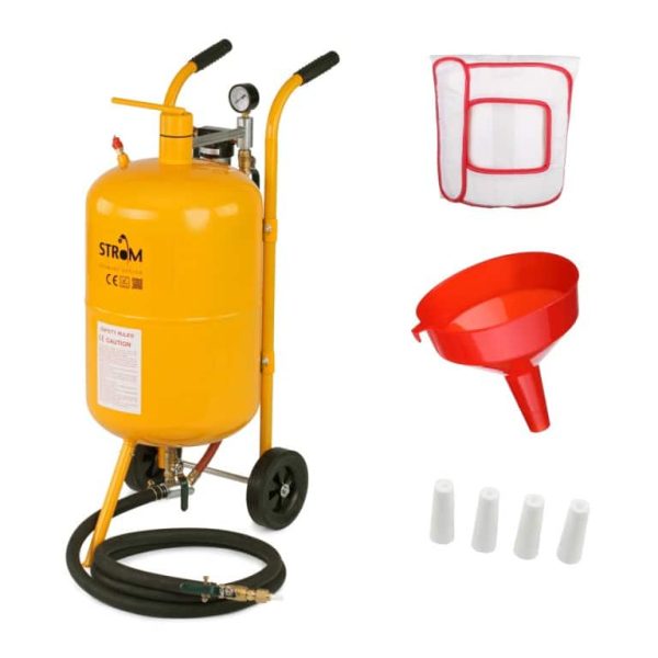Smėliavimo aparatas STROM SB10A (38 L, be pistoleto)