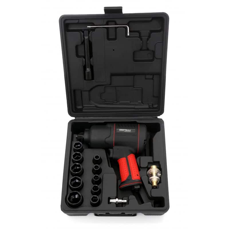 Pneumatinis – smūginis veržliasukis su galvutėmis 1200 Nm – Kraft&Dele