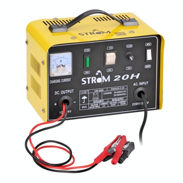 Akumuliatoriaus įkroviklis STROM CB-20H (12 / 24 V)