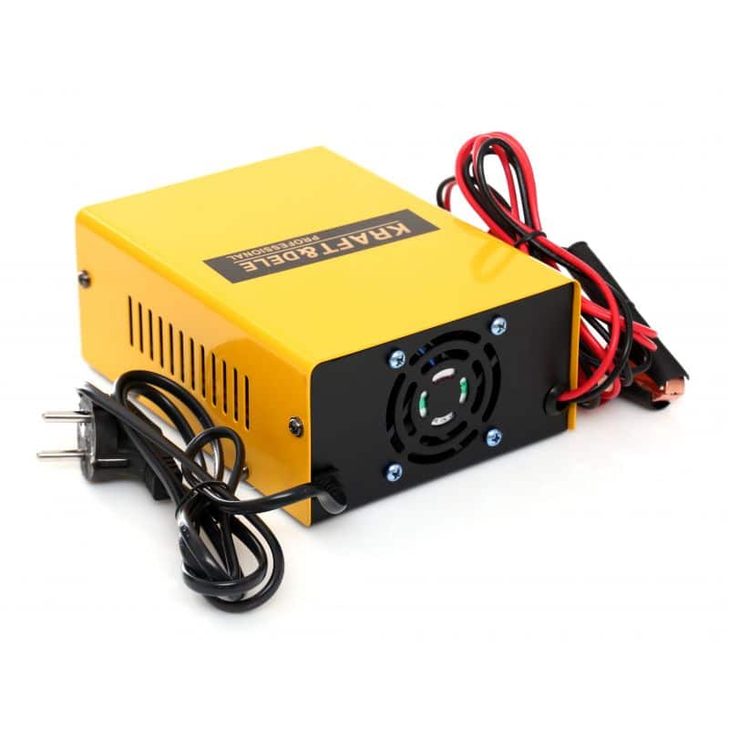 Akumuliatoriaus įkroviklis su mikroprocesoriumi 10A - KraftDele KD1918