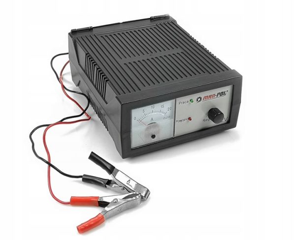 Akumuliatoriaus įkroviklis su srovės reguliavimu 12V/20A