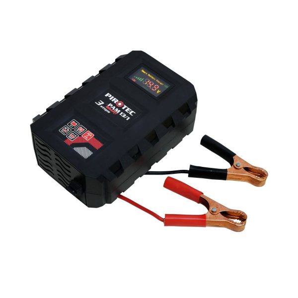 Impulsinis akumuliatoriaus įkroviklis 12V 15A PIROTEC