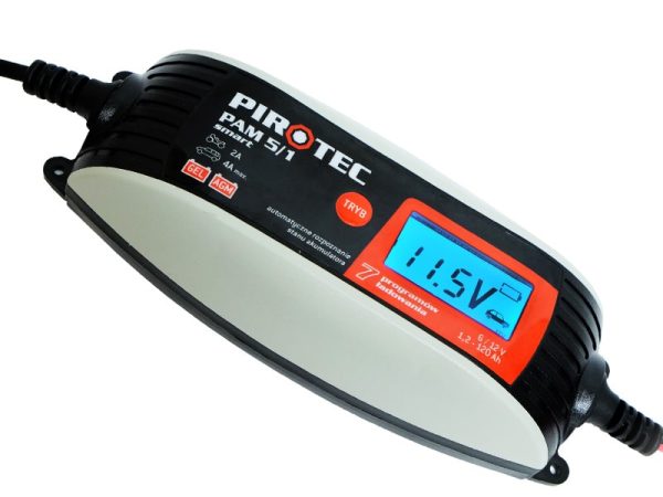 Impulsinis akumuliatoriaus įkroviklis PIROTEC PAM 5/1