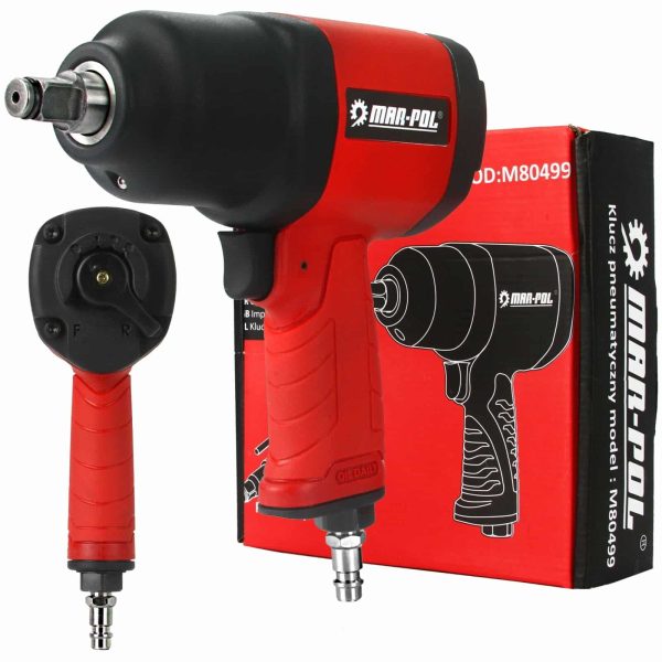 Pneumatinis – smūginis veržliasukis 1/2'' 1500 Nm - MAR-POL M80499