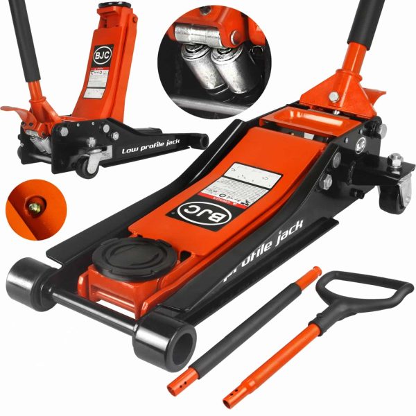 Domkratas su ratukais žemo profilio 3T BJC