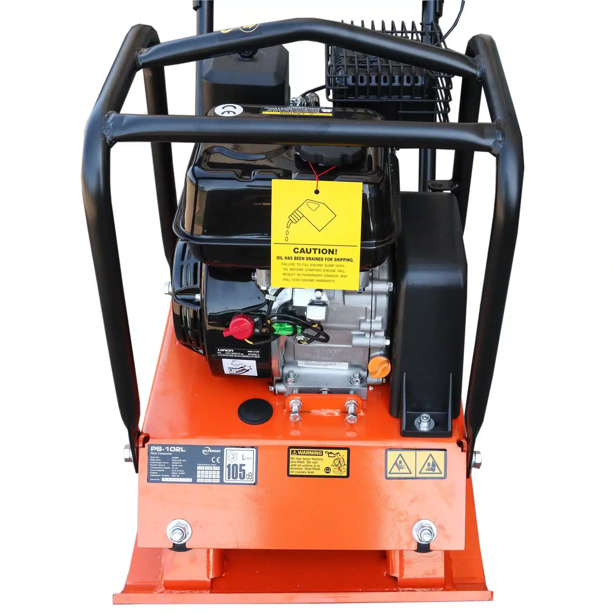 Vibroplokštė HILFENGER PS-102L (98 kg)