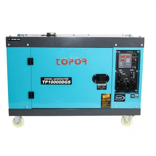 Dyzelinis generatorius TOPOR TP10000DGS (6,5 kW, vienfazis)