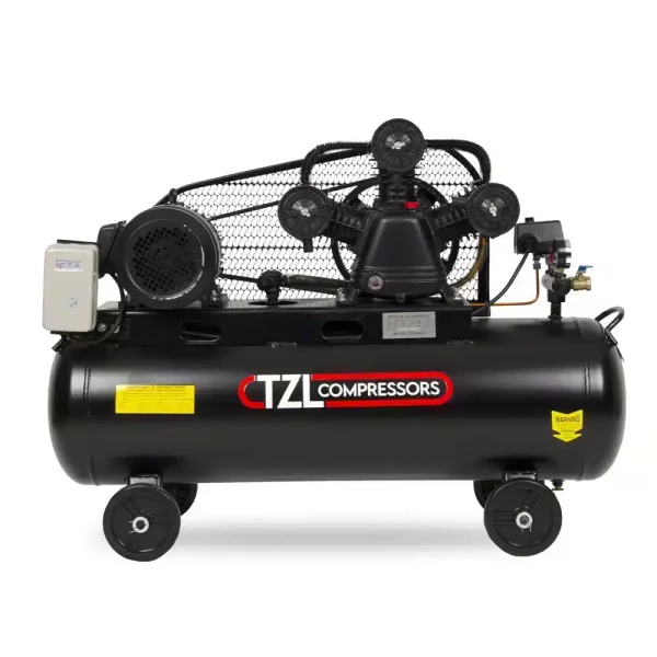 Stūmoklinis oro kompresorius TZL-W850/8-120L (120 l, trifazis, su diržine pavara)