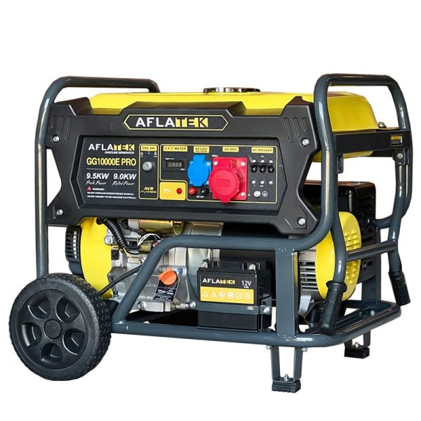 Benzininis generatorius AFLATEK / GTM GG10000E PRO (9,5 kW, trifazis)