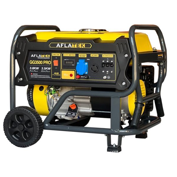 Benzininis generatorius AFLATEK / GTM GG3500 PRO (3,8 kW, trifazis)