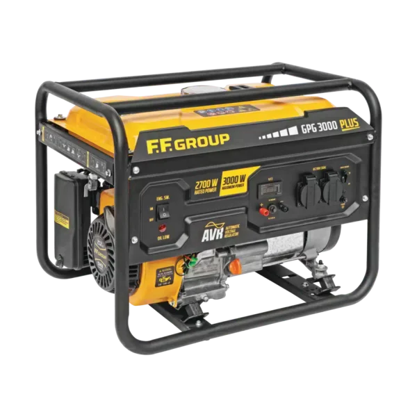Benzininis generatorius FF GROUP GPG 3000 PLUS (3 kW, vienfazis)