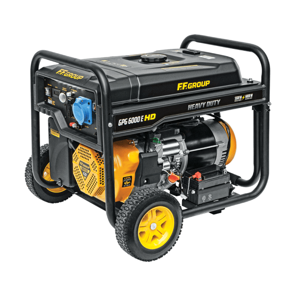 Benzininis generatorius FF GROUP GPG 6000 E HD (6 kW, vienfazis)