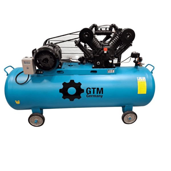 Trifazis oro kompresorius GTM MT500-4 (500 l, su diržine pavara)