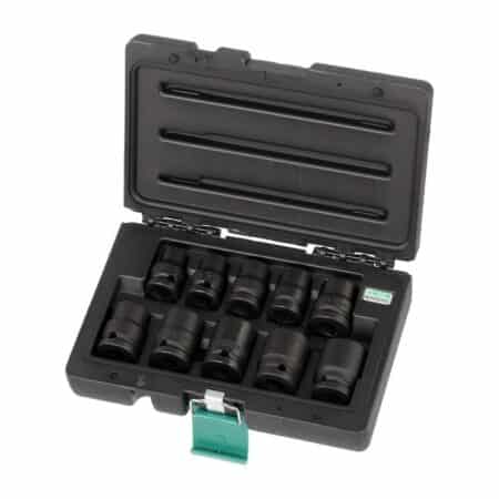 Smūginių galvučių rinkinys HONTON H5-ISK40010 (10 vnt., 11–24 mm)