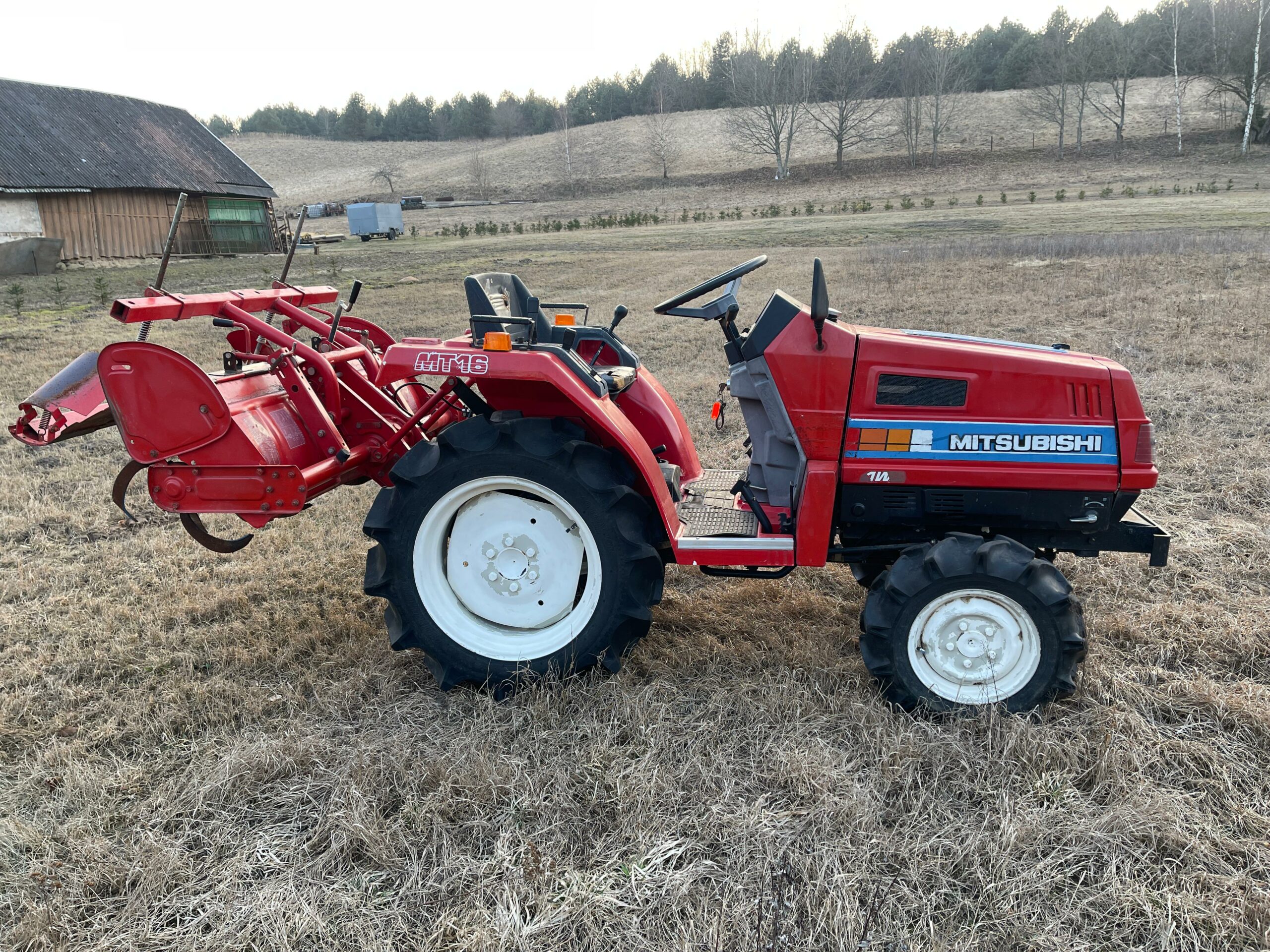 Naudotas traktorius MITUSBISHI MT16 (12 kW, su freza)