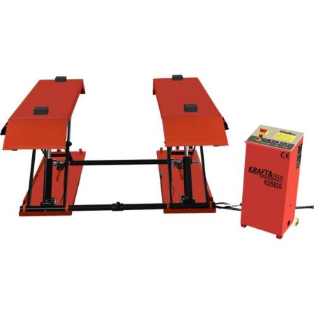 Automatinis žirklinis automobilių keltuvas KRAFT&DELE KD5821 (400 V, 3,5 t)