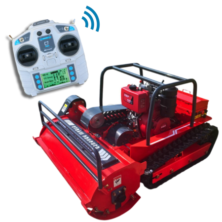 Dyzelinis mulčeris robotas GUST 100 (12 AG, 100 cm)