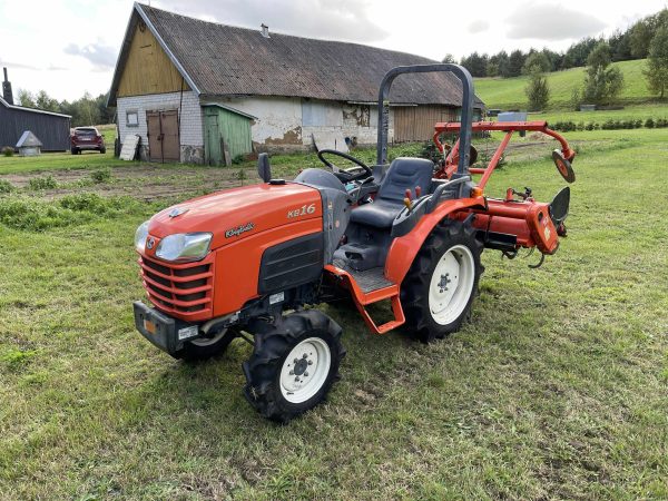 Naudotas traktorius KUBOTA KB16 (12 kW, su freza)